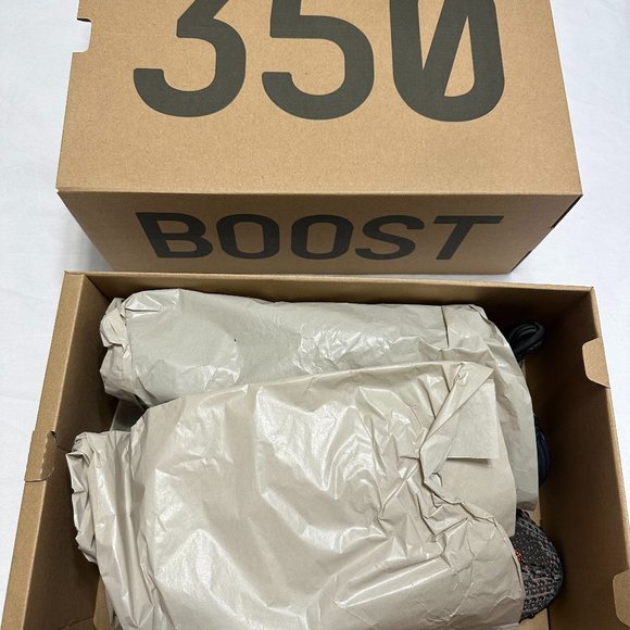 1-Yeezy Boost 350 V2 Carbel/Steel Gray/Solar Red Style#HQ7045, Shoe/Sneaker, 12 - Picture 17 of 17